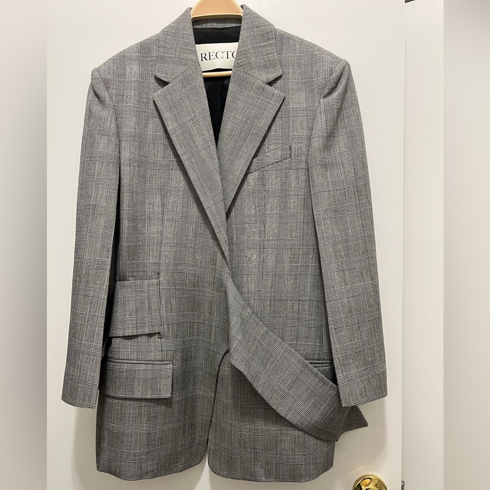 RECTO Gray Wrap Blazer